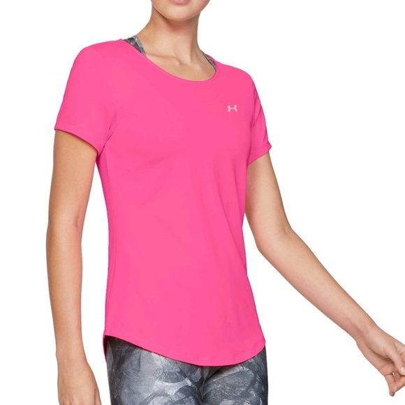 Under Armour Tops - Under Armour pink workout gym shirt